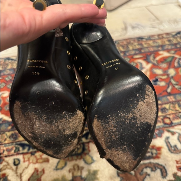 Tom Ford open toe grommet bootie - Picture 7 of 7